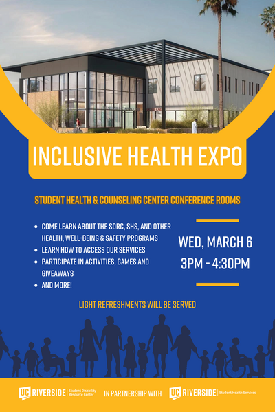 Poster for Inclusive Health Expo