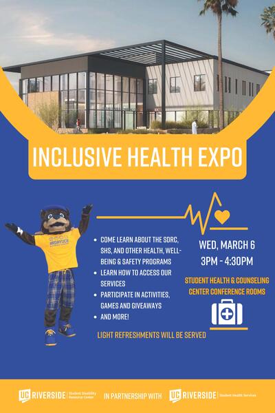 Poster for Inclusive Health Expo