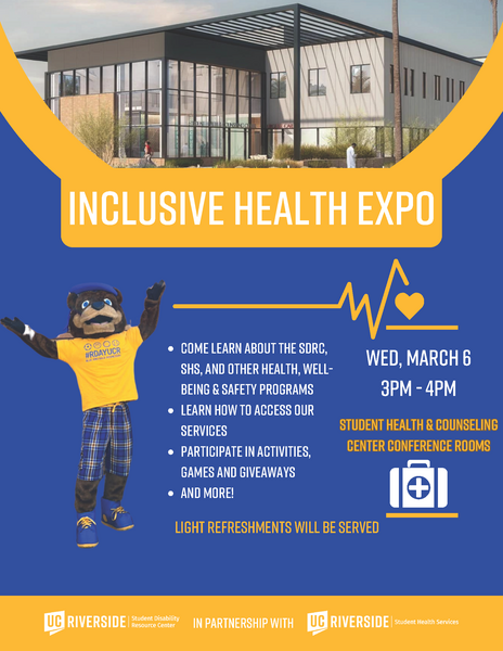 Poster for Inclusive Health Expo